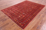 Tribal Persian Gabbeh Hand Knotted Wool Rug - 5' 11" X 8' 5" - Golden Nile