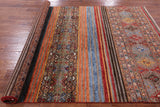 Khorjin Persian Gabbeh Handmade Wool Rug - 5' 6" X 7' 11" - Golden Nile