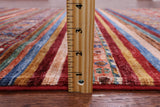 Khorjin Persian Gabbeh Handmade Wool Rug - 3' 11" X 6' 0" - Golden Nile