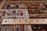 Tribal Persian Gabbeh Hand Knotted Wool Rug - 5' 6" X 7' 8" - Golden Nile