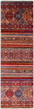 Khorjin Persian Gabbeh Handmade Wool Runner Rug - 2' 11" X 9' 11" - Golden Nile