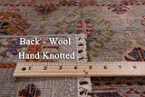 Khorjin Persian Gabbeh Handmade Wool Runner Rug - 2' 7" X 9' 8" - Golden Nile
