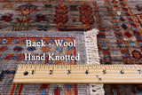 Tribal Persian Gabbeh Handmade Wool Runner Rug - 2' 7" X 9' 9" - Golden Nile
