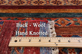 Khorjin Persian Gabbeh Handmade Wool Runner Rug - 2' 9" X 10' - Golden Nile