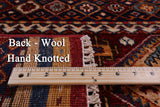 Khorjin Persian Gabbeh Hand Knotted Wool Runner Rug - 2' 7" X 8' 1" - Golden Nile