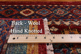 Khorjin Persian Gabbeh Hand Knotted Wool Runner Rug - 2' 9" X 9' 7" - Golden Nile
