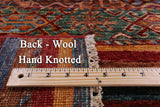 Khorjin Persian Gabbeh Hand Knotted Wool Rug - 3' 5" X 5' 0" - Golden Nile