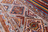 Khorjin Persian Gabbeh Handmade Wool Rug - 3' 3" X 5' 0" - Golden Nile