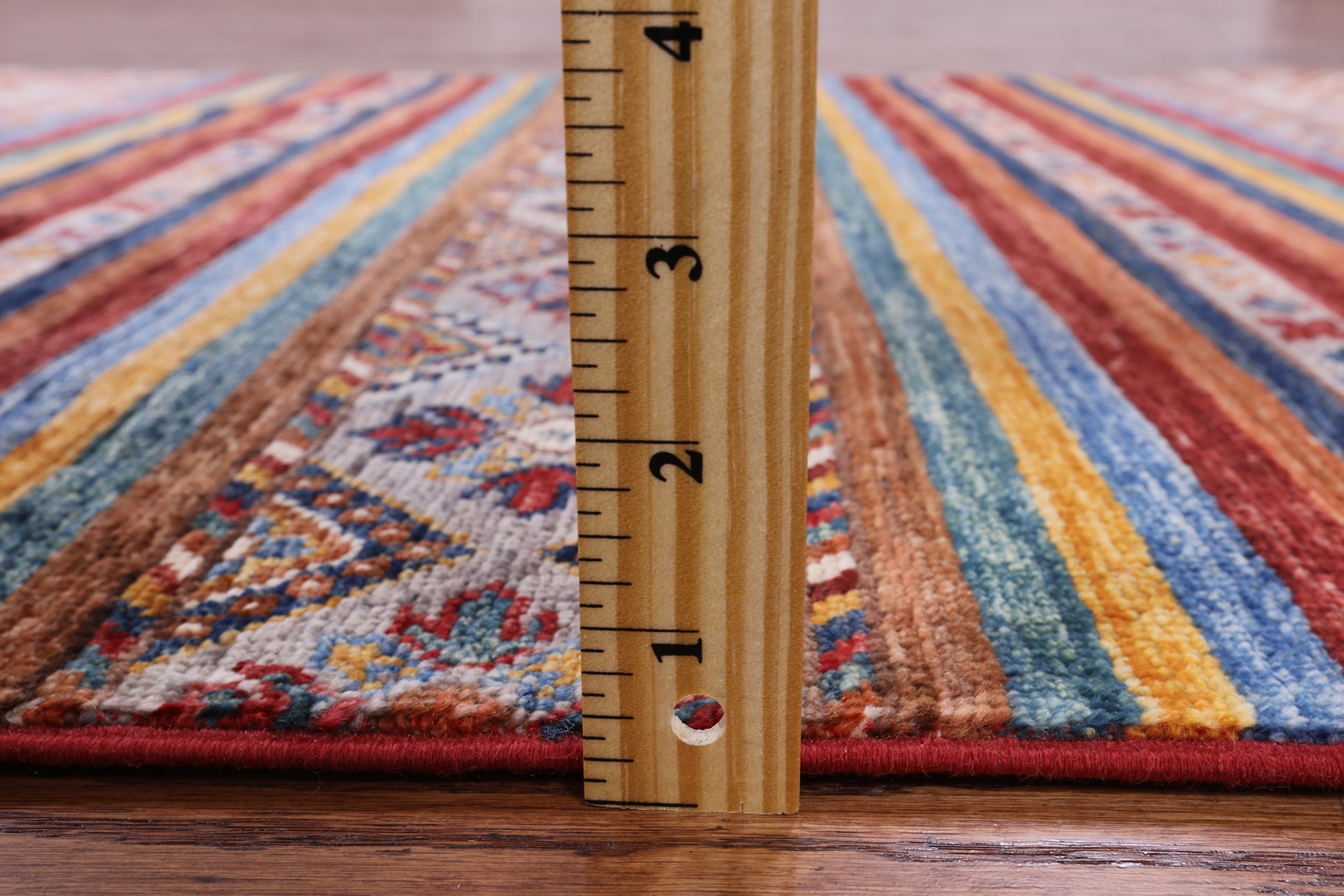 Khorjin Persian Gabbeh Handmade Wool Rug - 3' 3" X 5' 0" - Golden Nile