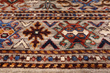 Khorjin Persian Gabbeh Hand Knotted Wool Rug - 6' 7" X 9' 6" - Golden Nile