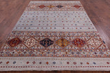 Khorjin Persian Gabbeh Handmade Wool Rug - 6' 6" X 9' 7" - Golden Nile