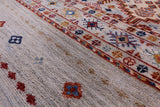 Khorjin Persian Gabbeh Handmade Wool Rug - 6' 6" X 9' 7" - Golden Nile