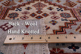 Khorjin Persian Gabbeh Handmade Wool Rug - 6' 6" X 9' 7" - Golden Nile