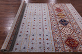 Khorjin Persian Gabbeh Handmade Wool Rug - 6' 6" X 9' 7" - Golden Nile