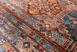 Khorjin Persian Gabbeh Hand Knotted Wool Runner Rug - 2' 6" X 9' 5" - Golden Nile