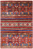 Khorjin Persian Gabbeh Hand Knotted Wool Rug - 2' 8" X 4' 0" - Golden Nile