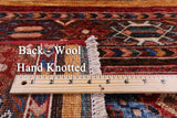 Khorjin Persian Gabbeh Hand Knotted Wool Rug - 3' 4" X 5' 4" - Golden Nile