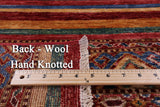 Tribal Khorjin Persian Gabbeh Hand Knotted Wool Rug - 5' 5" X 8' 0" - Golden Nile