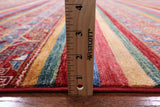 Tribal Khorjin Persian Gabbeh Hand Knotted Wool Rug - 5' 5" X 8' 0" - Golden Nile