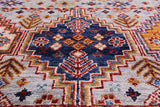 Khorjin Persian Gabbeh Handmade Wool Rug - 4' 1" X 6' 3" - Golden Nile