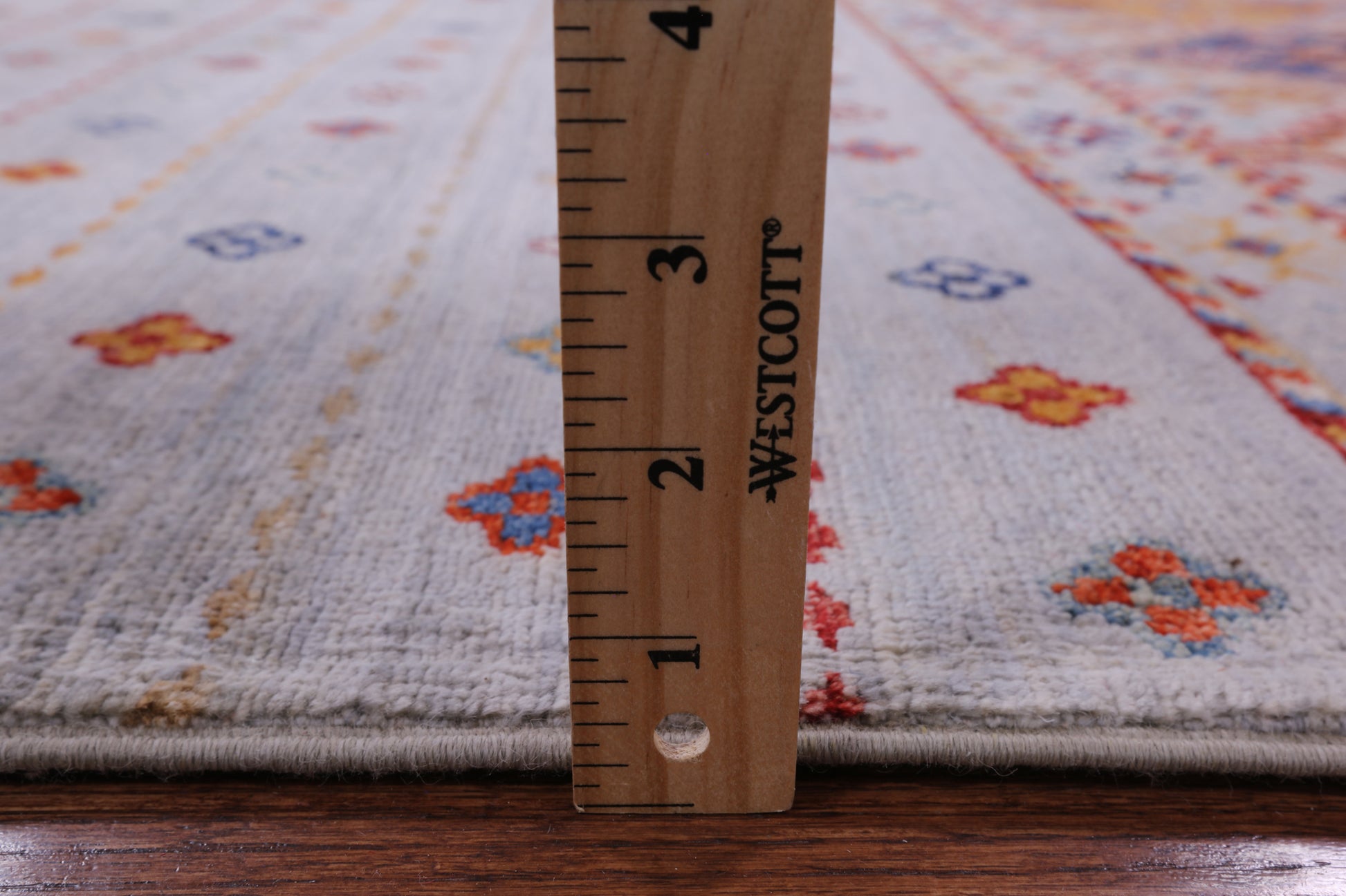 Khorjin Persian Gabbeh Handmade Wool Rug - 4' 1" X 6' 3" - Golden Nile