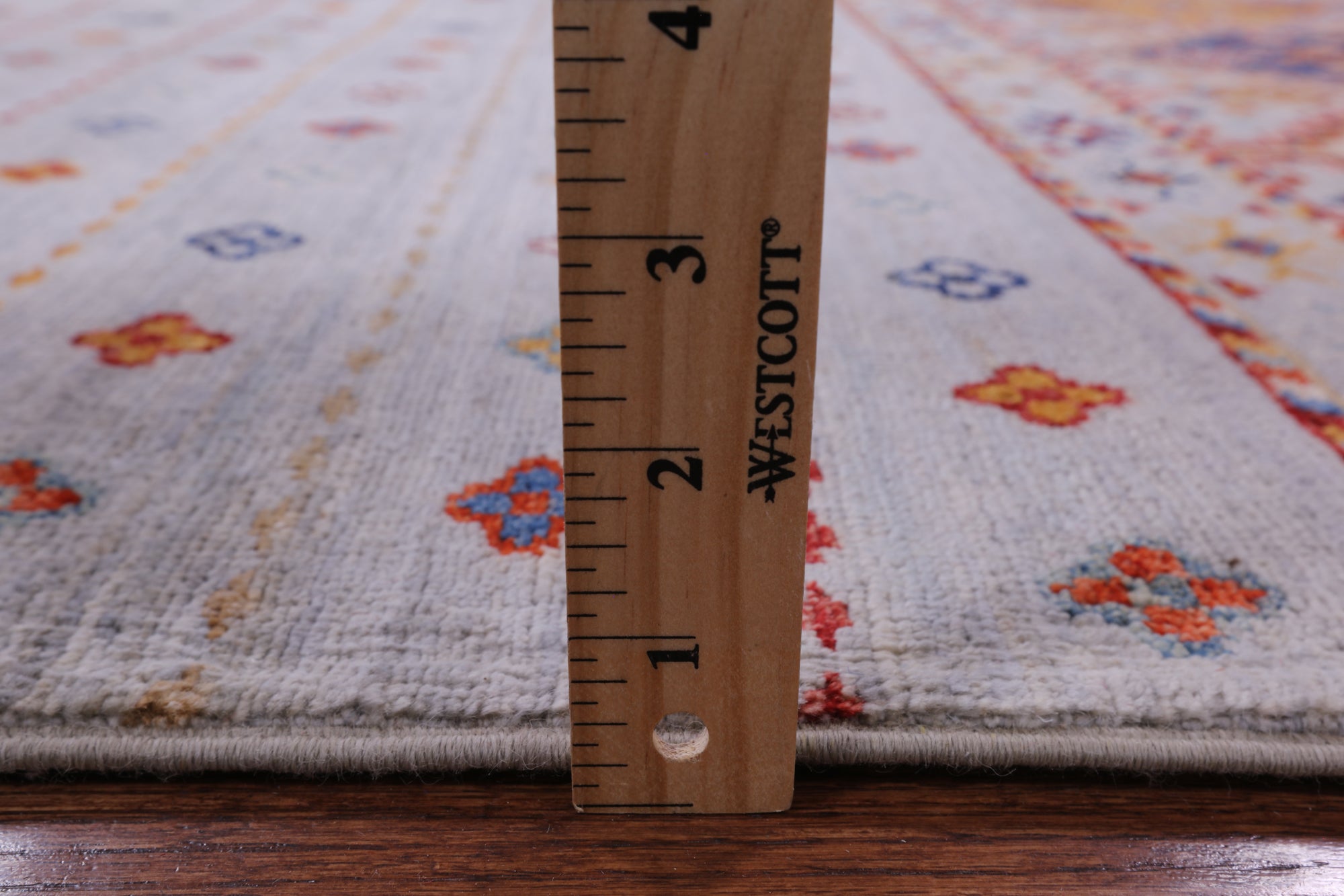Khorjin Persian Gabbeh Handmade Wool Rug - 4' 1" X 6' 3" - Golden Nile