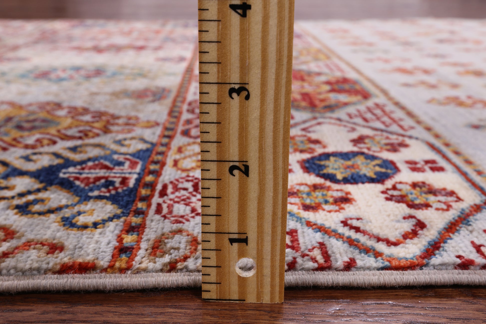 Khorjin Persian Gabbeh Hand Knotted Wool Rug - 3' 2" X 4' 11" - Golden Nile