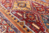 Khorjin Persian Gabbeh Hand Knotted Wool Rug - 4' 7" X 6' 8" - Golden Nile
