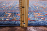 Tribal Persian Gabbeh Handmade Wool Runner Rug - 2' 9" X 9' - Golden Nile