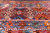 Khorjin Persian Gabbeh Handmade Wool Rug - 5' 6" X 8' 0" - Golden Nile