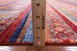 Khorjin Persian Gabbeh Handmade Wool Rug - 5' 6" X 8' 0" - Golden Nile