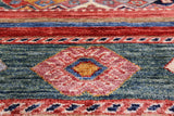 Khorjin Persian Gabbeh Hand Knotted Wool Rug - 3' 3" X 4' 11" - Golden Nile