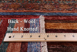 Khorjin Persian Gabbeh Handmade Wool Rug - 3' 4" X 5' 0" - Golden Nile