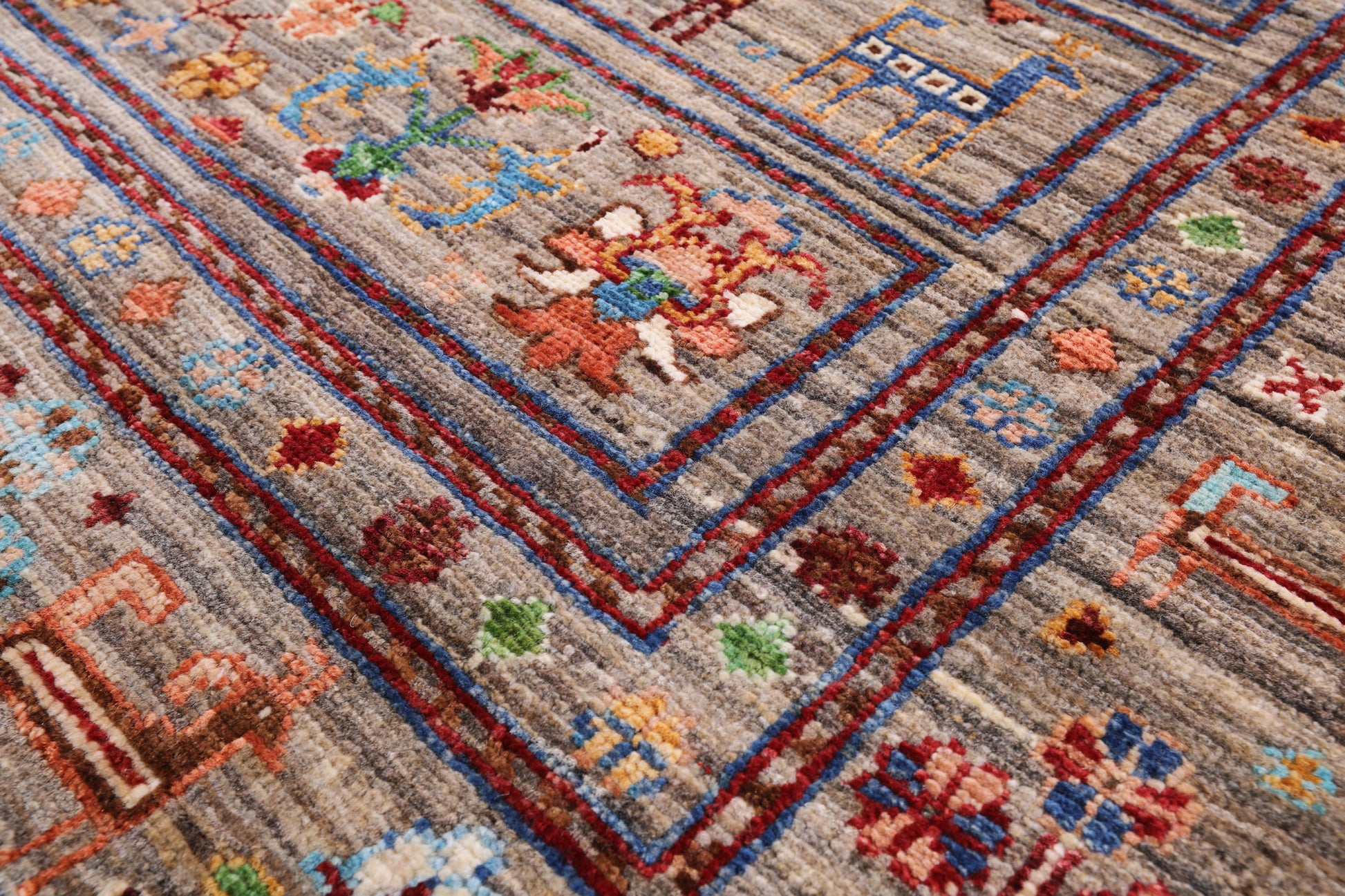 Tribal Persian Gabbeh Handmade Wool Runner Rug - 2' 9" X 9' 11" - Golden Nile