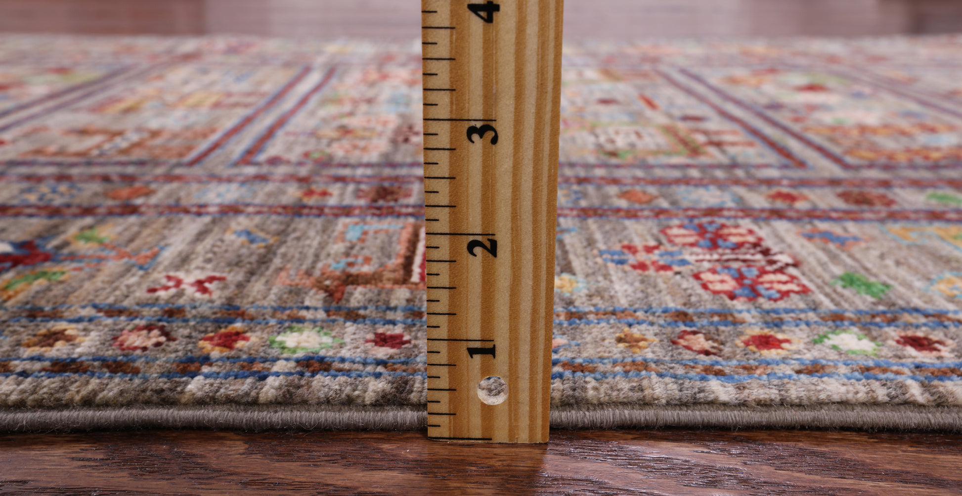 Tribal Persian Gabbeh Handmade Wool Runner Rug - 2' 9" X 9' 11" - Golden Nile