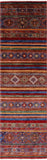 Khorjin Persian Gabbeh Hand Knotted Wool Runner Rug - 2' 9" X 9' 8" - Golden Nile