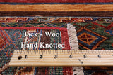 Khorjin Persian Gabbeh Hand Knotted Wool Runner Rug - 2' 6" X 6' 10" - Golden Nile
