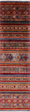 Khorjin Persian Gabbeh Handmade Wool Runner Rug - 2' 8" X 9' 10" - Golden Nile