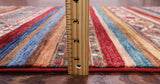 Khorjin Persian Gabbeh Handmade Wool Runner Rug - 2' 8" X 9' 10" - Golden Nile