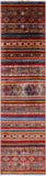 Khorjin Persian Gabbeh Hand Knotted Wool Runner Rug - 2' 6" X 9' 10" - Golden Nile