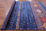Khorjin Persian Gabbeh Handmade Wool Rug - 8' 4" X 11' 3" - Golden Nile