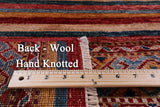 Khorjin Persian Gabbeh Handmade Wool Rug - 5' 9" X 7' 11" - Golden Nile