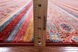 Khorjin Persian Gabbeh Handmade Wool Rug - 5' 9" X 7' 11" - Golden Nile