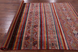 Khorjin Persian Gabbeh Handmade Wool Rug - 5' 9" X 7' 11" - Golden Nile