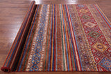 Khorjin Persian Gabbeh Handmade Wool Rug - 6' 9" X 9' 9" - Golden Nile