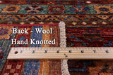 Khorjin Persian Gabbeh Handmade Wool Rug - 6' 7" X 9' 11" - Golden Nile