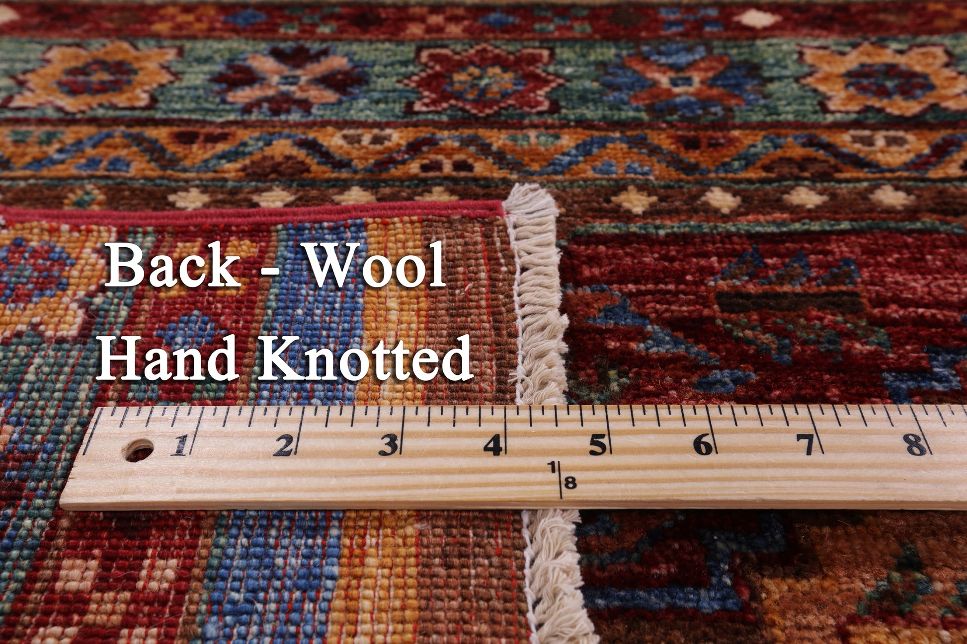 Khorjin Persian Gabbeh Handmade Wool Rug - 6' 7" X 9' 11" - Golden Nile