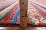 Khorjin Persian Gabbeh Handmade Wool Rug - 6' 7" X 9' 11" - Golden Nile
