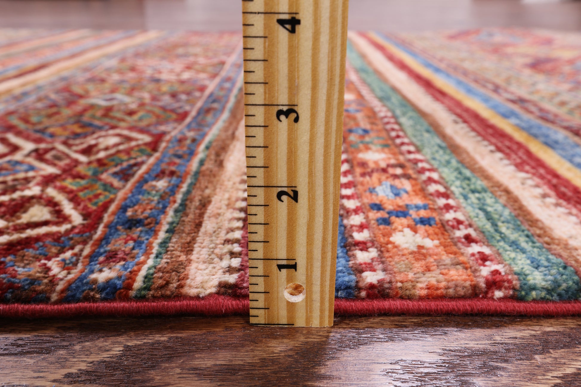 Khorjin Persian Gabbeh Hand Knotted Wool Rug - 3' 3" X 5' 1" - Golden Nile