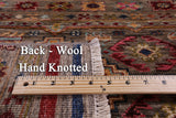 Khorjin Persian Gabbeh Hand Knotted Wool Runner Rug - 2' 8" X 8' 1" - Golden Nile